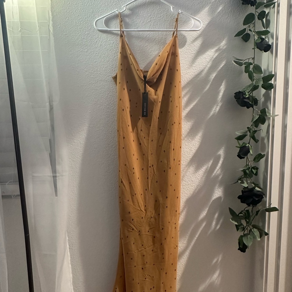 Elegant Mustard Yellow Dress